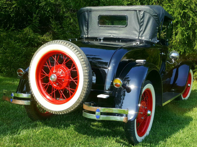 1929 Ford Model A 1929 Roadster Convertible Rumble Seat Ahooga Horn - photo 6