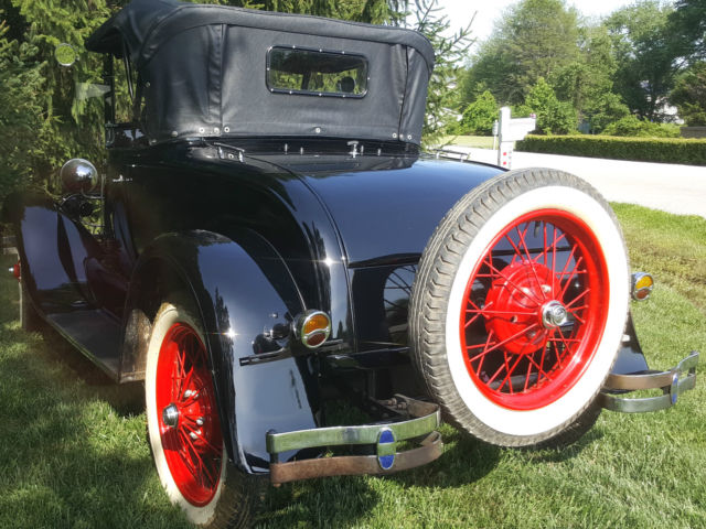 1929 Ford Model A 1929 Roadster Convertible Rumble Seat Ahooga Horn - photo 7