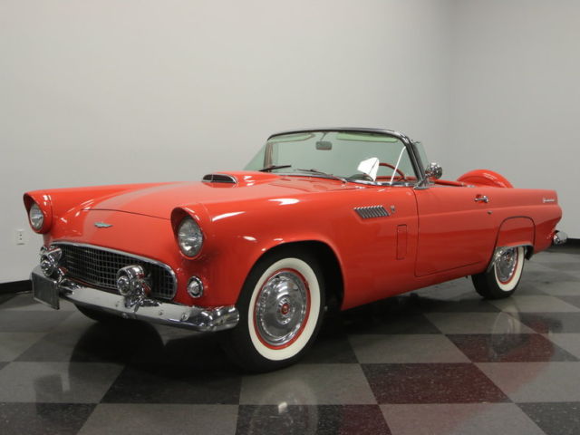 P-CODE 312 V8, VERY SOLID CAR, PS, POWER WINDOWS, OWNER'S MANUAL, GORGEOUS COLOR 1956 Ford Thunderbird
