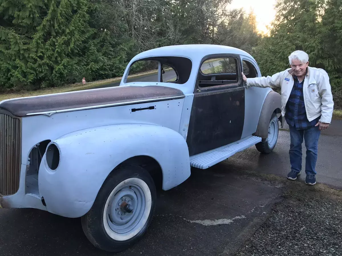 Packard 1941 coupe project. Fresh Chrome 1941 Packard 120