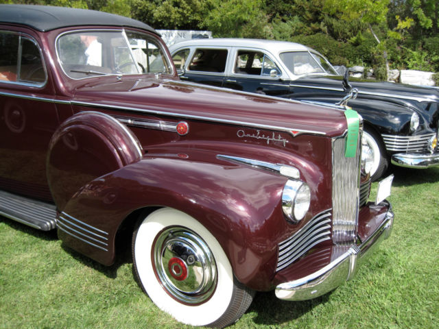 Packard 1942 formal sedan, maroon 1942 Packard 2007