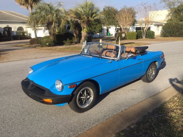 Pageant Blue 1979 MGB Roadster 1979 MG MGB