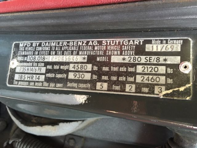 1961 Mercedes-Benz 200-Series - photo 13