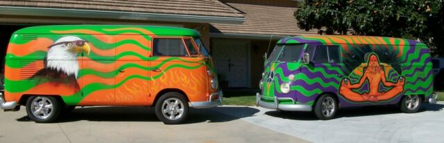 Pair of VW Buses - Former Nike MOJO Golf Promo Buses - Lot of 2 vehicles 1964 Volkswagen Bus/Vanagon Panel