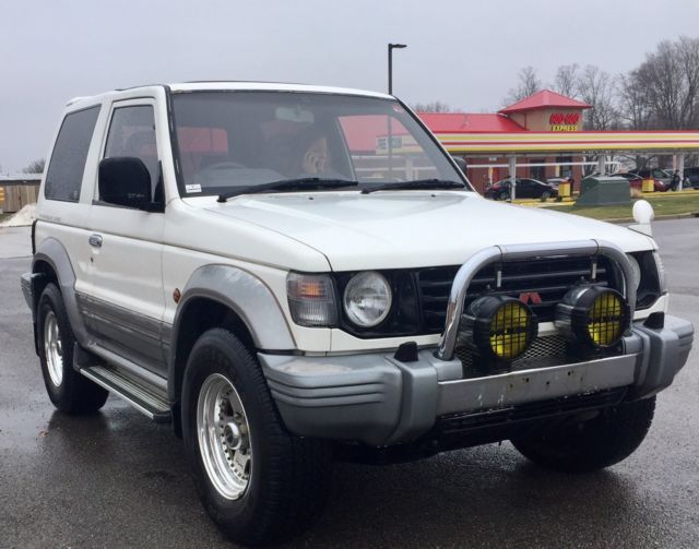 Pajero 4x4 Canyonero JDM Overland SWB Active-Trac Turbo Diesel Intercooler Dakar 1992 Mitsubishi Montero Q-V24WG