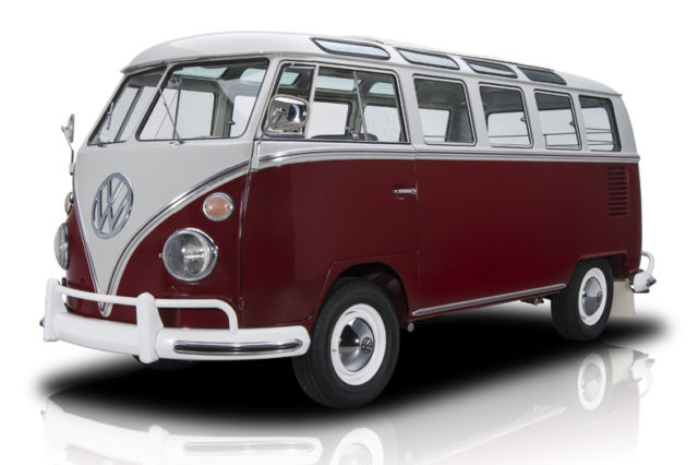 Palm Springs Concours Winning Kombi 21 Window Bus 4 Speed Factory Sunroof 1966 Volkswagen Bus/Vanagon