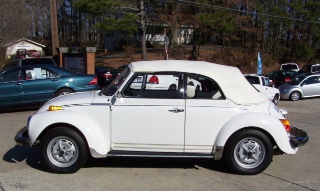 1977 Volkswagen Beetle - Classic 1-OWNER CHAMPAGNE EDITION CONVERTIBLE UN-RESTORED - photo 5