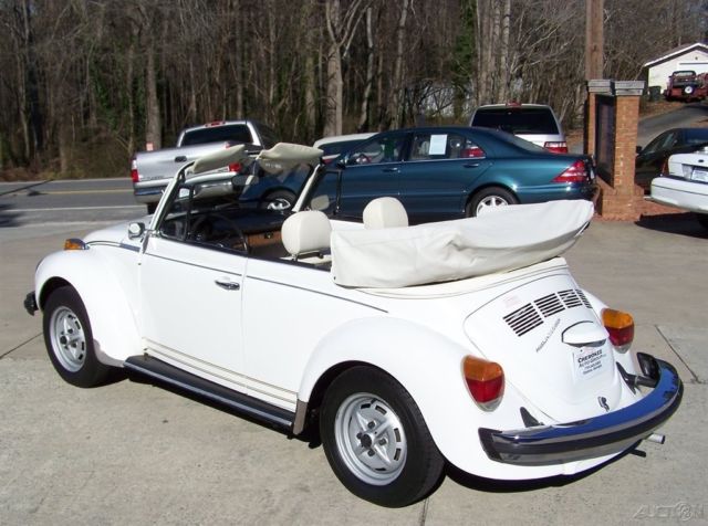 1977 Volkswagen Beetle - Classic 1-OWNER CHAMPAGNE EDITION CONVERTIBLE UN-RESTORED - photo 6