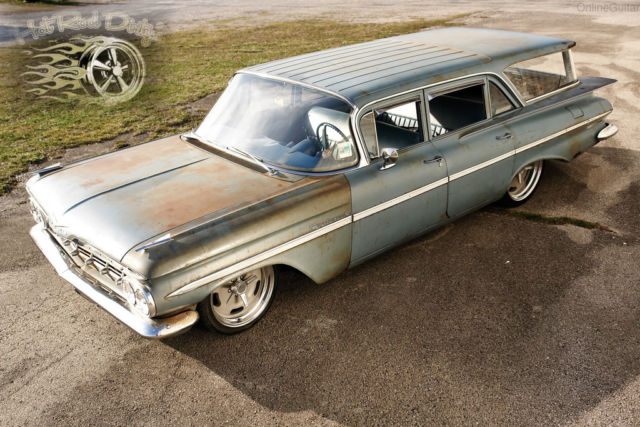 1959 Chevrolet Impala Hot Rod Parkwood Slammed Wagon - photo 3