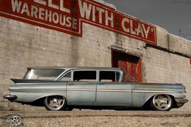 1959 Chevrolet Impala Hot Rod Parkwood Slammed Wagon - photo 4