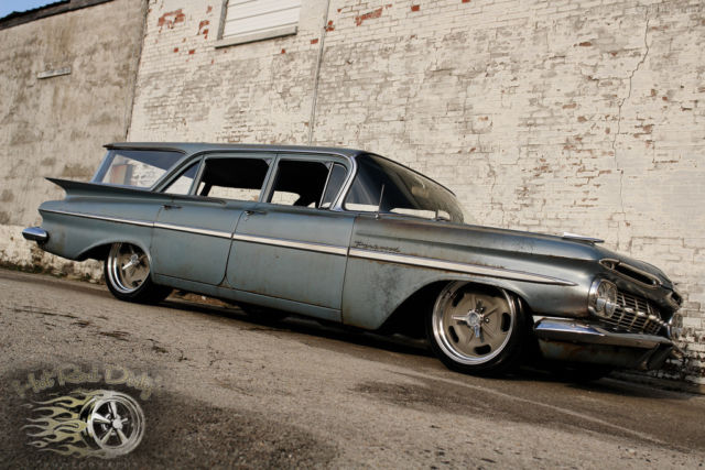 1959 Chevrolet Impala Hot Rod Parkwood Slammed Wagon - photo 6