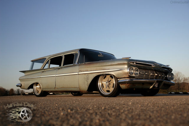 1959 Chevrolet Impala Hot Rod Parkwood Slammed Wagon - photo 8