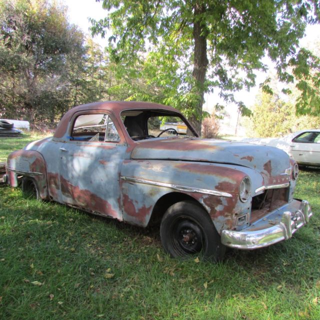parts car NO TITLE bill of sale only 1950 deluxe plymouth 2 door coupe HOT ROD 1950 Plymouth deluxe