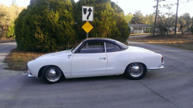 Pearl White & Jet Black 1963 Volkswagen Karmann Ghia