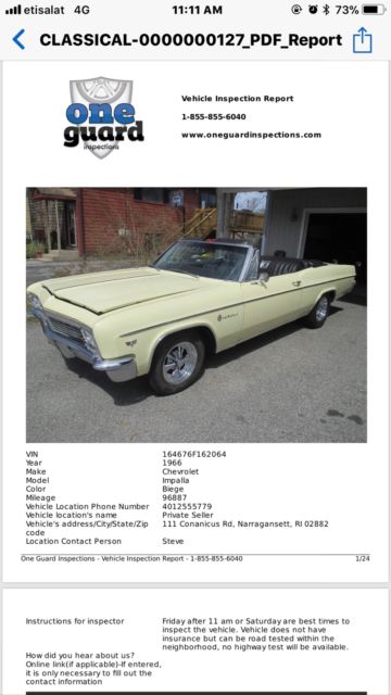 1966 Chevrolet Impala Coupe