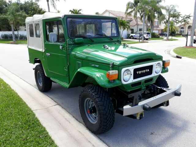 PERFECT FJ 43 FULL RESTORED-TITLE ON HAND 1981 Toyota Land Cruiser soft top