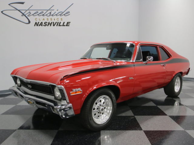 PERIOD 396/402 BIG BLOCK POWER, 4 SPEED MANUAL, GREAT STANCE, TOUGH LOOKIN NOVA 1972 Chevrolet Nova