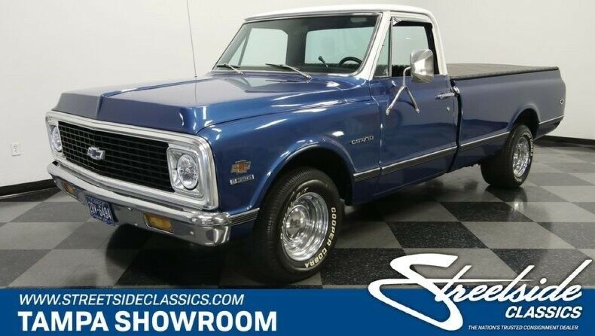 PERIOD CORRECT 402 BIG BLOCK V8 TH400 P/B P/S FRONT DISC COLD R-134A A/C 1971 Chevrolet C-10 CST