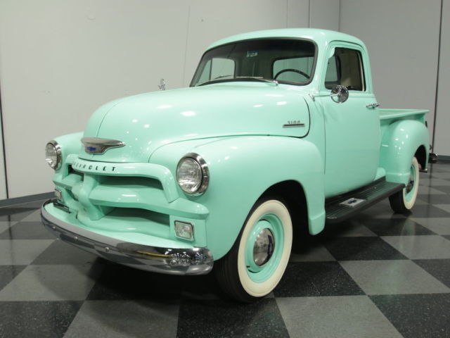 PERIOD RESTORED 3100, BEAUTIFUL COLOR COMBO, 235 I6, 3-SPEED, CREAM-PUFF AD!! 1954 Chevrolet 3100