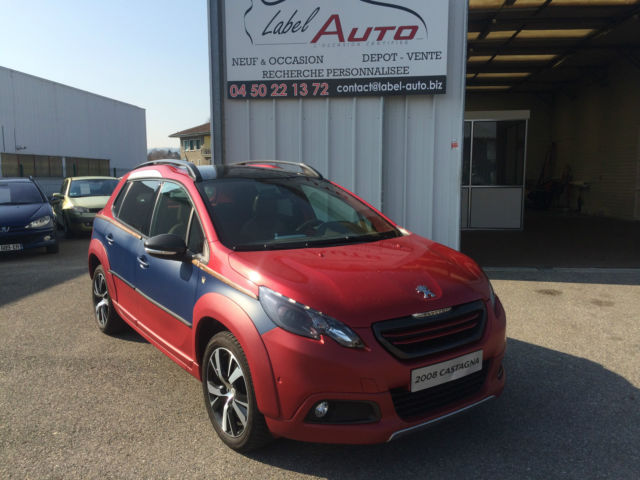 Peugeot 2008 CASTAGNA 1.6 hdi 115cv allure 1980 Peugeot 2008 CASTAGNA peugeot 2008 woody red and blue