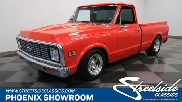 Pickup C-10 Resto Classic Vintage Collector Red Black V8 TH350 Auto Chevy Edelbr 1971 Chevrolet C-10 Restomod
