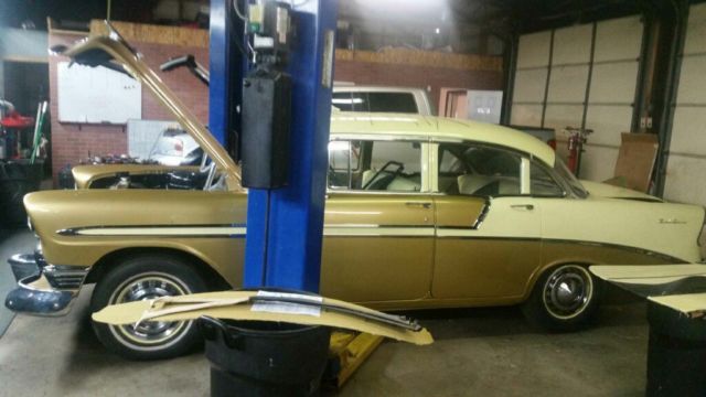 pictures tell the story,motor rebuilt, beautiful strong running 98% original car 1956 Chevrolet Bel Air/150/210