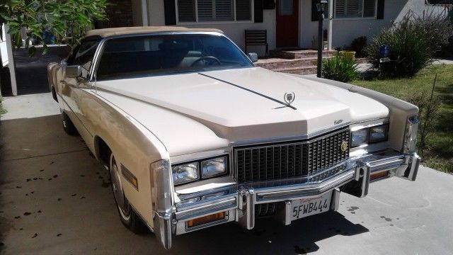 Pimp Daddy Caddy 1976 Cadillac Eldorado Convertible CA Fuel Injected 1976 Cadillac Eldorado convertible