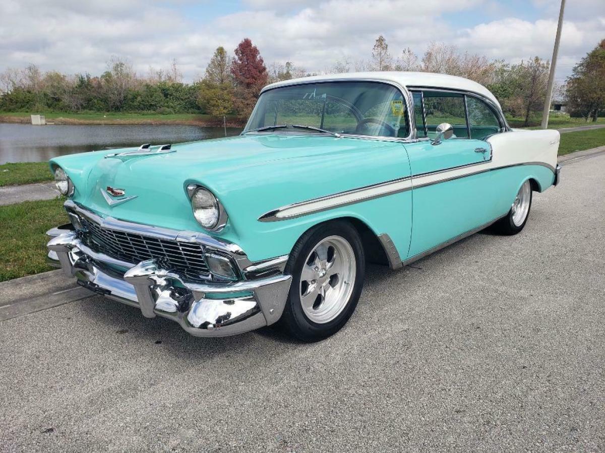 Pinecrest Green Chevrolet Bel Air with 11159 Miles available now! 1956 Chevrolet Bel Air/150/210