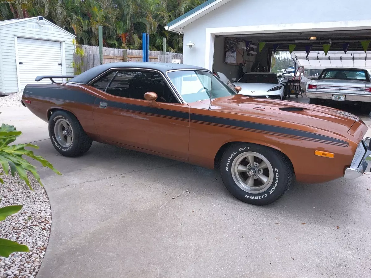 plymouth barracuda 340 H code numbers matching auto slapstick ps pb AC working 1973 Plymouth Barracuda