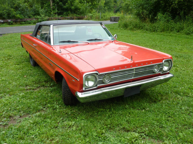 Plymouth Belvedere II Convertible 1966 1966 Plymouth Belvedere II Convertible