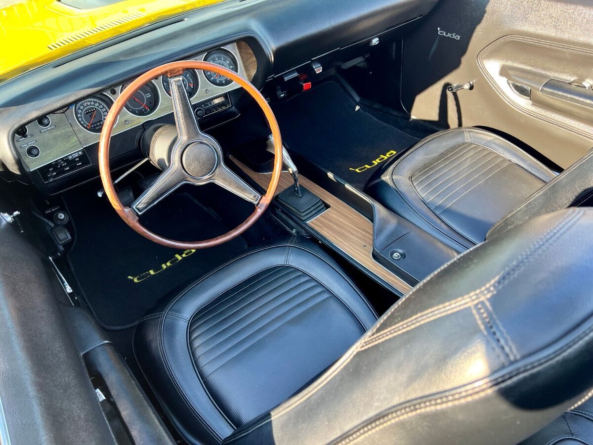 1970 Plymouth Barracuda CUDA , CONVERTIBLE, 4 SPEED, MOPAR - photo 12