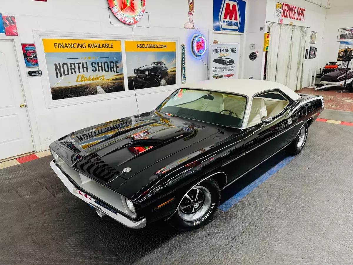 PLYMOUTH Cuda Black with 0 Miles, for sale! 1970 PLYMOUTH Cuda California Car Highly documented