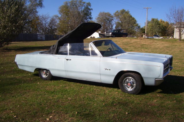 Plymouth Fury III mopar Convertable, WATHENA KS 1967 Plymouth Fury