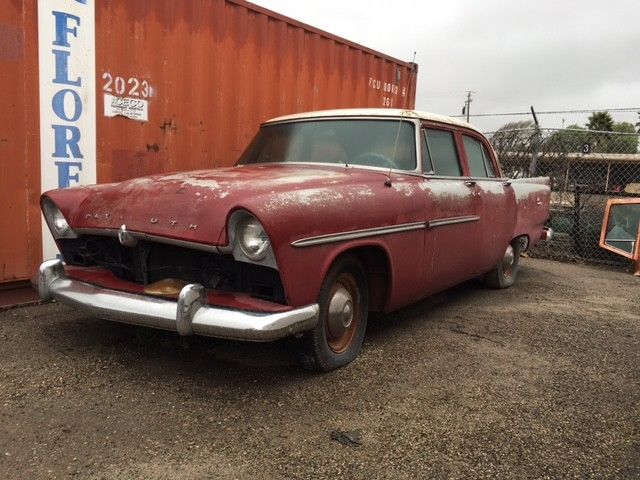 Plymouth Savoy Old School Collectors Car - Vintage, Antique - Belvedere, Plaza 1956 Plymouth Savoy Sedan