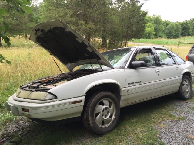 pontiac 3.1 v6 grand am gas savor 4 door white automatic family car nr 1992 Pontiac Grand Am