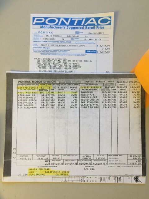 1971 Pontiac Firebird DELUXE - photo 4