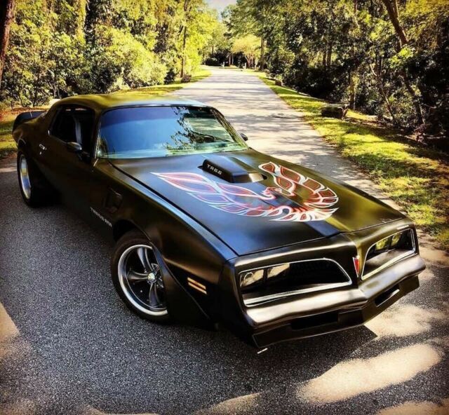 Pontiac Firebird Hot Rod Black with 999,999 Miles, for sale! 1978 Pontiac Firebird -TRANS AM-RESTORED-400 AUTO-HOT ROD BLACK-