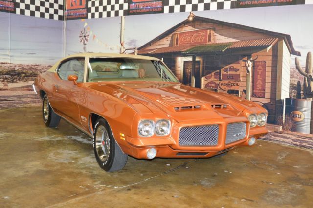 PONTIAC GTO 455 #S MATCHING FRAME OFF BEAUTIFUL CAR W/AC AND FULLY DOCUMENTED 1971 Pontiac GTO GTO FULLY DOCUMENTED