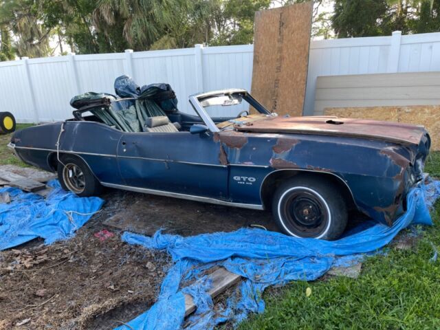 Pontiac GTO Convertible Number Matching Project Automatic Clean title 1970 Pontiac GTO