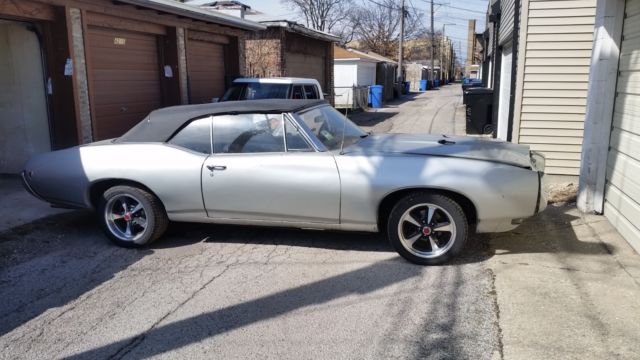 1968 Pontiac GTO Convertible, Buckets, Auto Trans