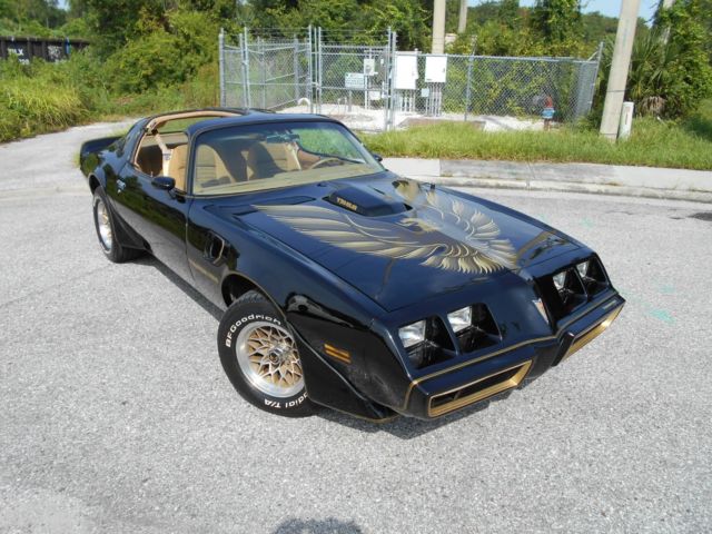 Pontiac Trans Am Real SE Bandit 4 Spd WS6 Black,Tan Cloth T Tops AC, Build Sheet 1979 Pontiac Trans Am Real SE Bandit 4 Spd