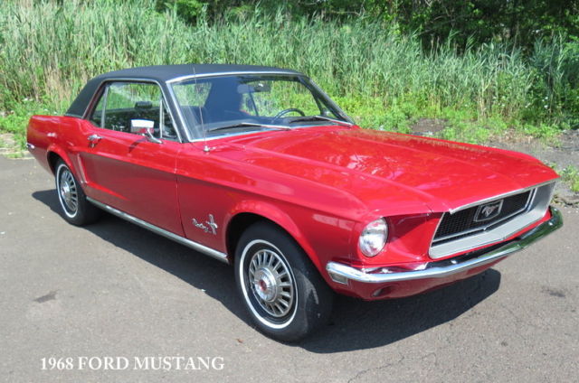 Pony 302 V8 4bbl Automatic Marti Report 1968 Ford Mustang