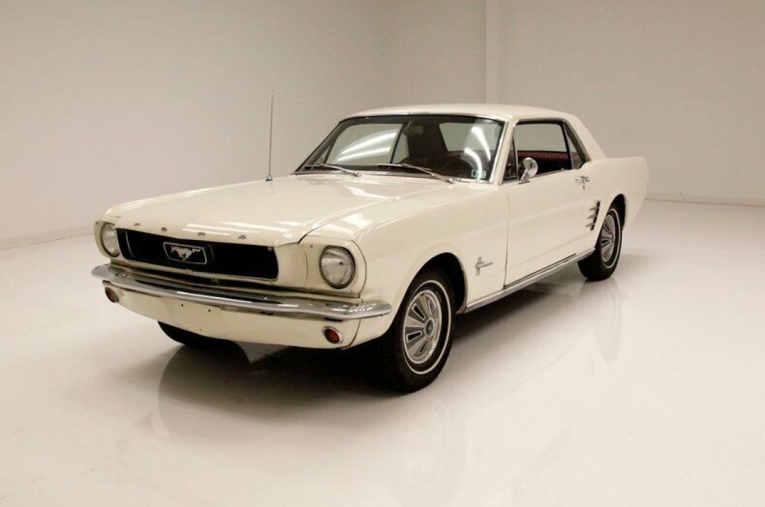 Pony Interior/Original 200ci Inline 6/C4 3-Speed Automatic/Current Inspection 1966 Ford Mustang Coupe