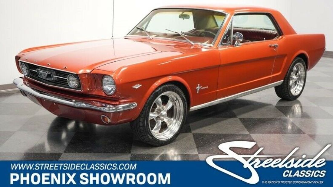 Pony V8 Auto C4 Classic Vintage Collector A/C Original Edelbrock Pertronix Red W 1966 Ford Mustang