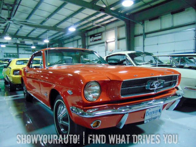 Poppy Red 1965 Ford Mustang 289 Manual Floor Shift for sale! 1965 Ford Mustang --