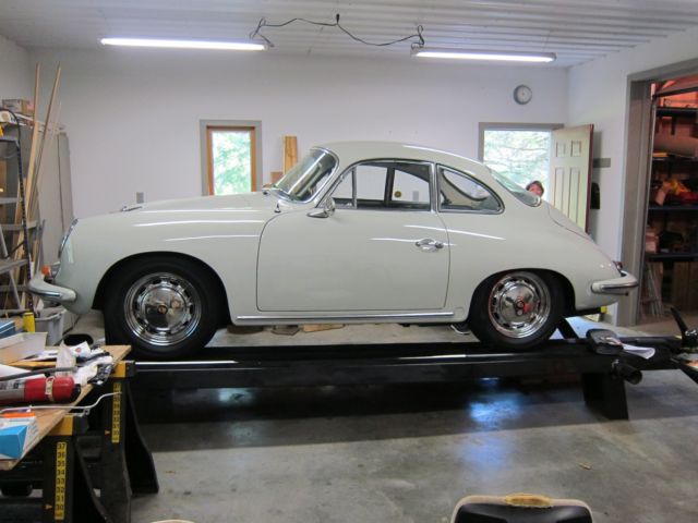 Porsche 1964 356 SC Coupe Dolphin Gray with Green Interior 1964 Porsche 356 SC