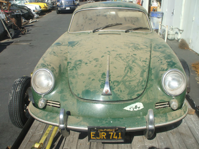 porsche 1965 coupe 356 ca real pink slip garaged the last 14 years 1965 Porsche 356