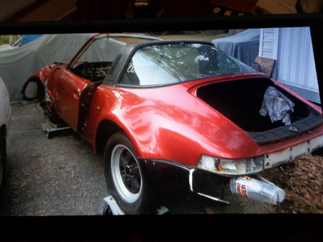 *PORSCHE 1977 911S TARGA WRECKED IN FRONT END CLEAN TITLE*.!!! 1977 Porsche 911 TARGA
