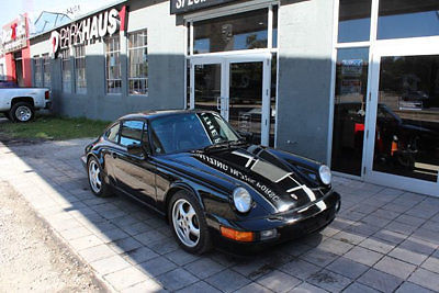 Porsche 1990 964 911 Carrera Black Black Coupe 3.6 liter 5spd Manual Sport Seats 1990 Porsche 911 2dr Coupe 2