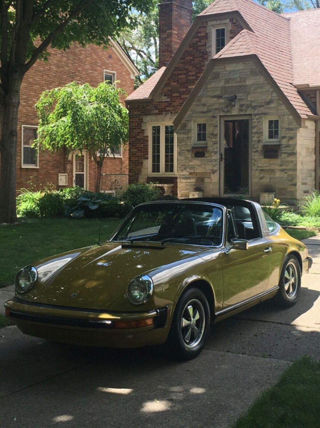 PORSCHE 911 1974 TARGA CALIFORNIA ORIGINAL LOW MILES 1974 Porsche 911 CHROME